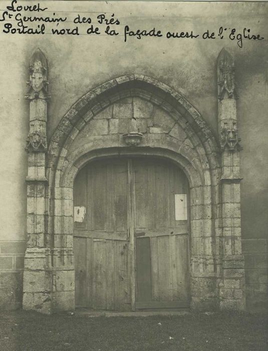 Eglise Saint-Germain : Portail nord, vue générale