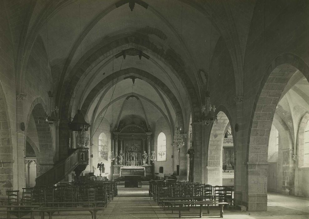 Eglise Saint-Germain : Nef, vue générale