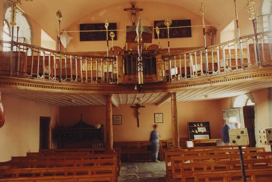 Chapelle des Pénitents : Tribune, vue générale