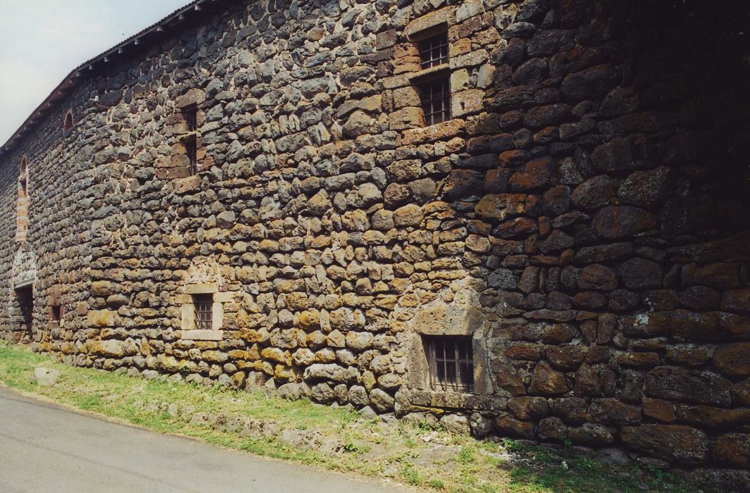 Château de Séneujols : Enceinte extérieure sud-ouest, vue partielle