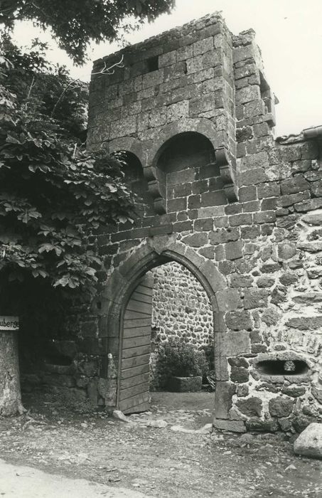 Château de Séneujols : Portail d’accès sud, vue générale