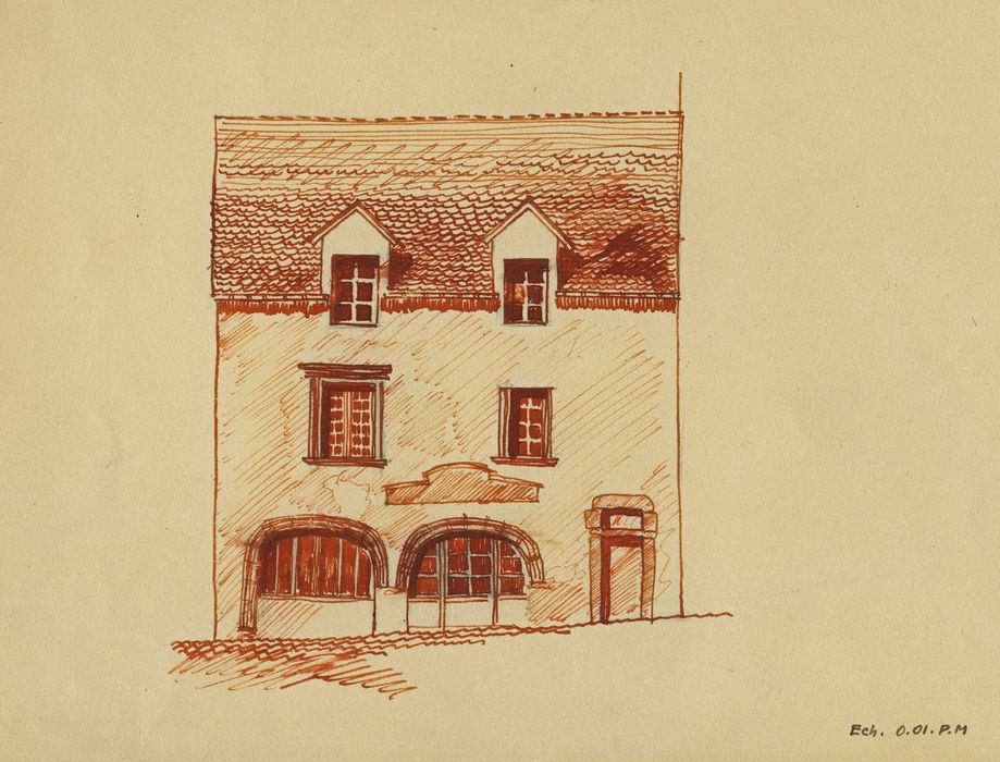 Maison : Façade sur rue, vue générale