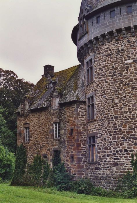 Château de Mazerolles : Façade nord, vue partielle