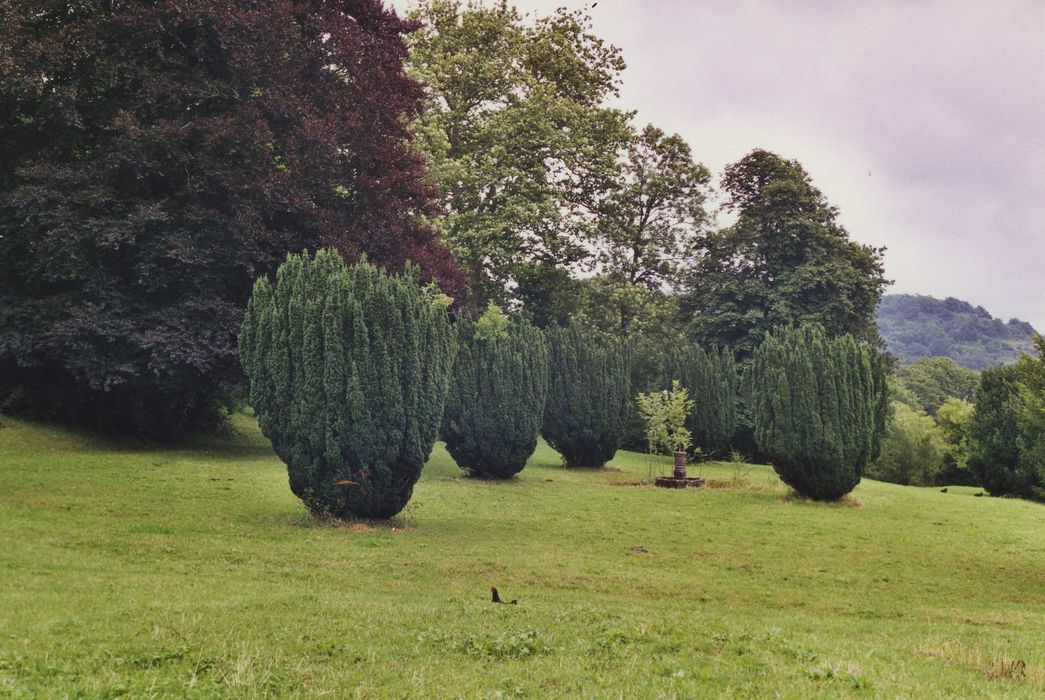 Château de Mazerolles : Parc, vue partielle