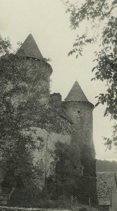 Château : Façade ouest, vue générale