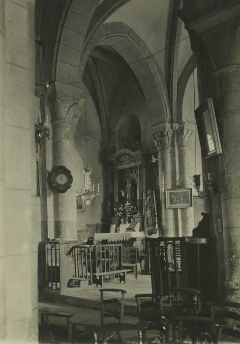 Eglise Saint-Beauzire : Chapelle latérale nord, vue partielle