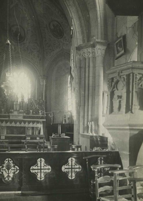 Eglise Saint-Saturnin : Nef, vue partielle