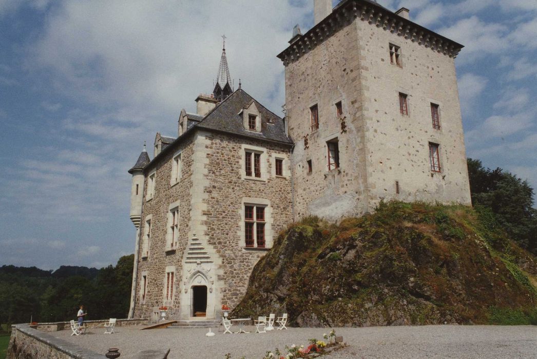 Château fort de Couzan : Ensemble sud-est