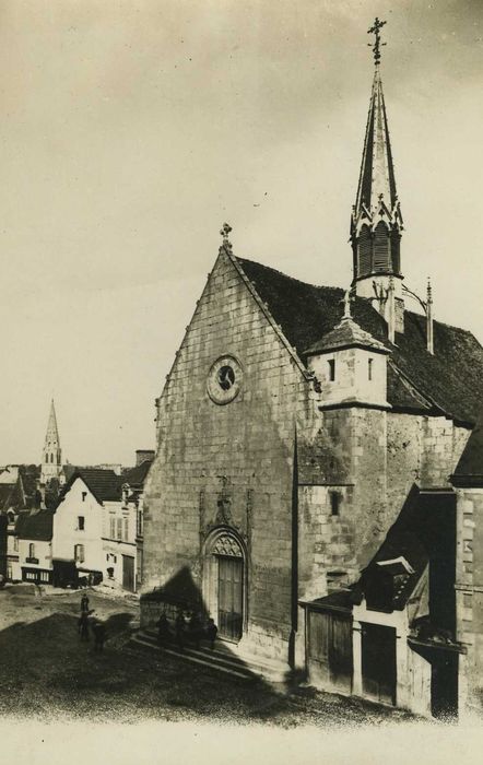 Chapelle Saint-Benoit : Façade occidentale, vue générale