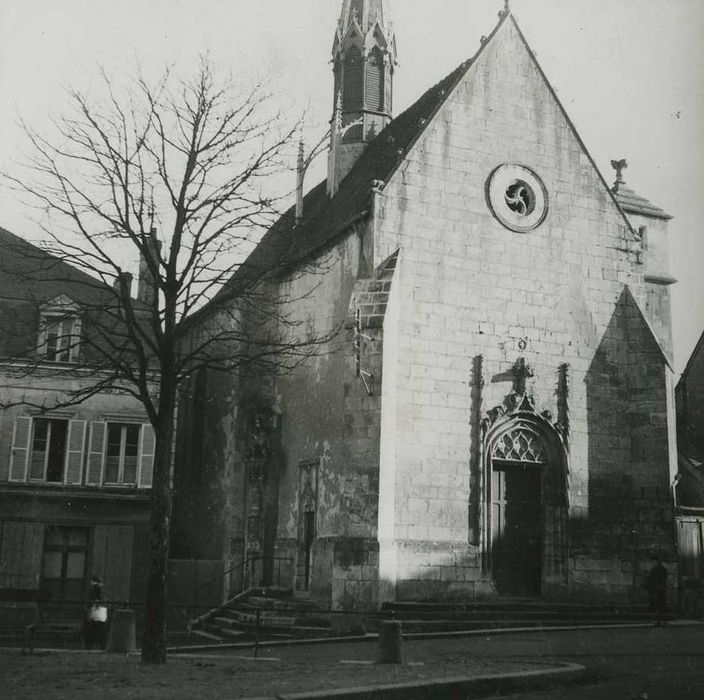 Chapelle Saint-Benoit : Façade occidentale, vue générale