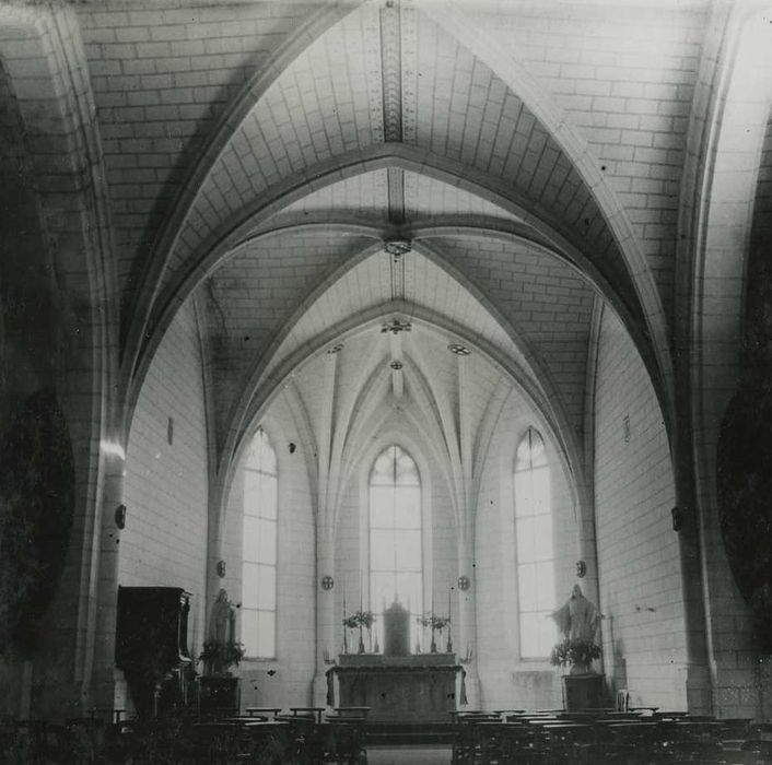 Chapelle Saint-Benoit : Nef, vue générale