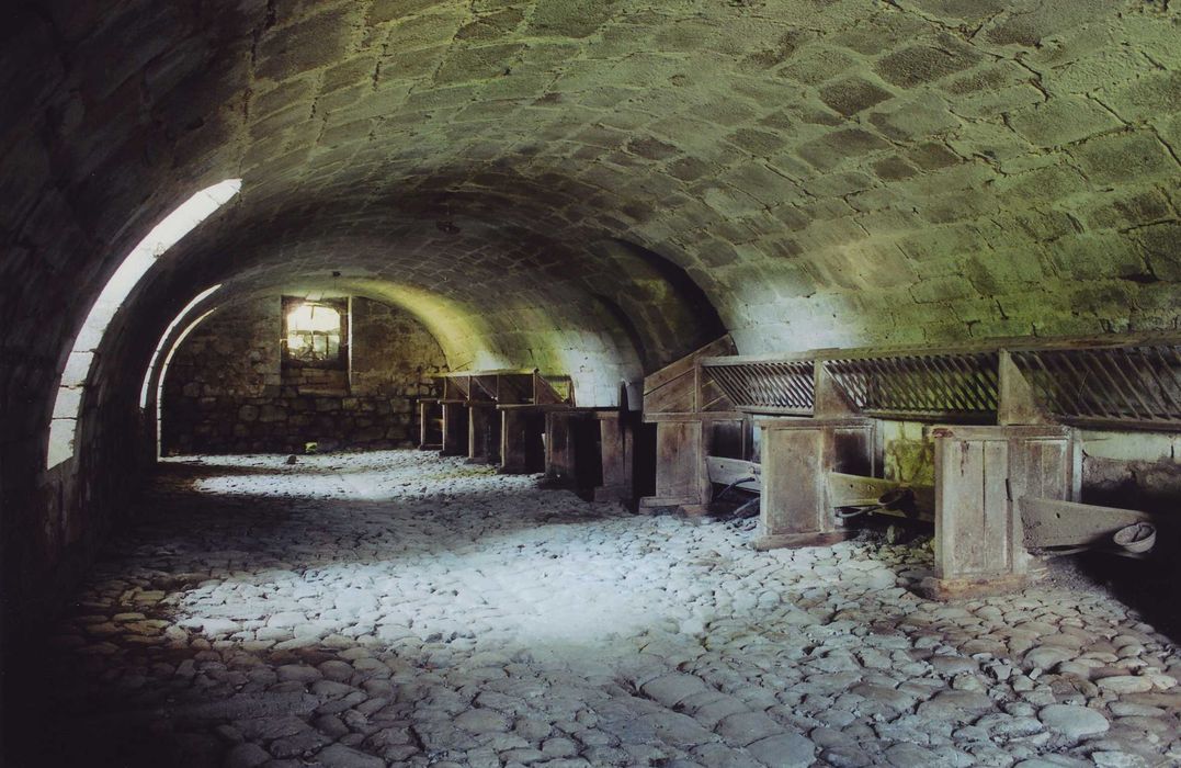 Château fort de Naucase ou Naucaze : Ecurie, vue générale