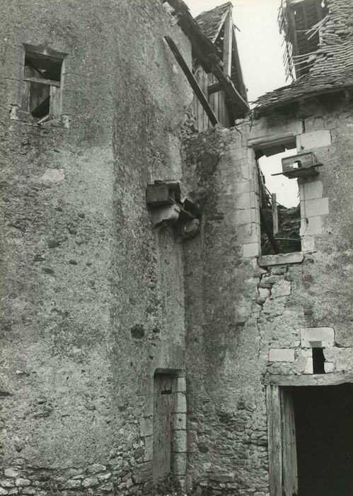 Ancien prieuré de Saint-Martin-de-Vertou, dit Maison du Bailli : Façade est, vue partielle