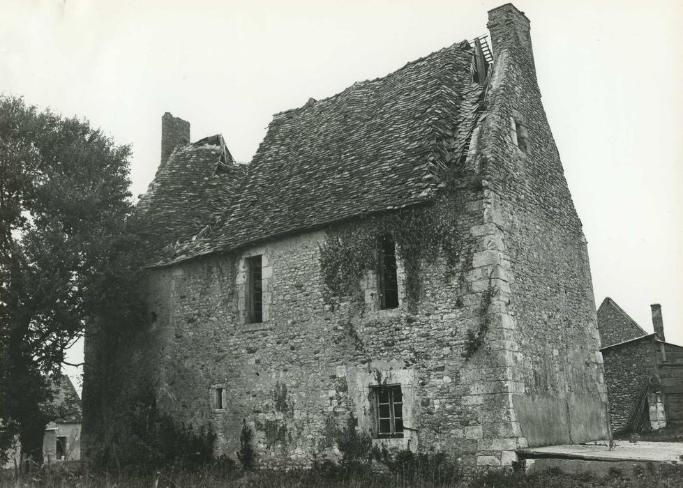 Ancien prieuré de Saint-Martin-de-Vertou, dit Maison du Bailli : Façade ouest, vue générale