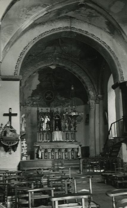 Eglise Saint-Poncy : Choeur, vue générale