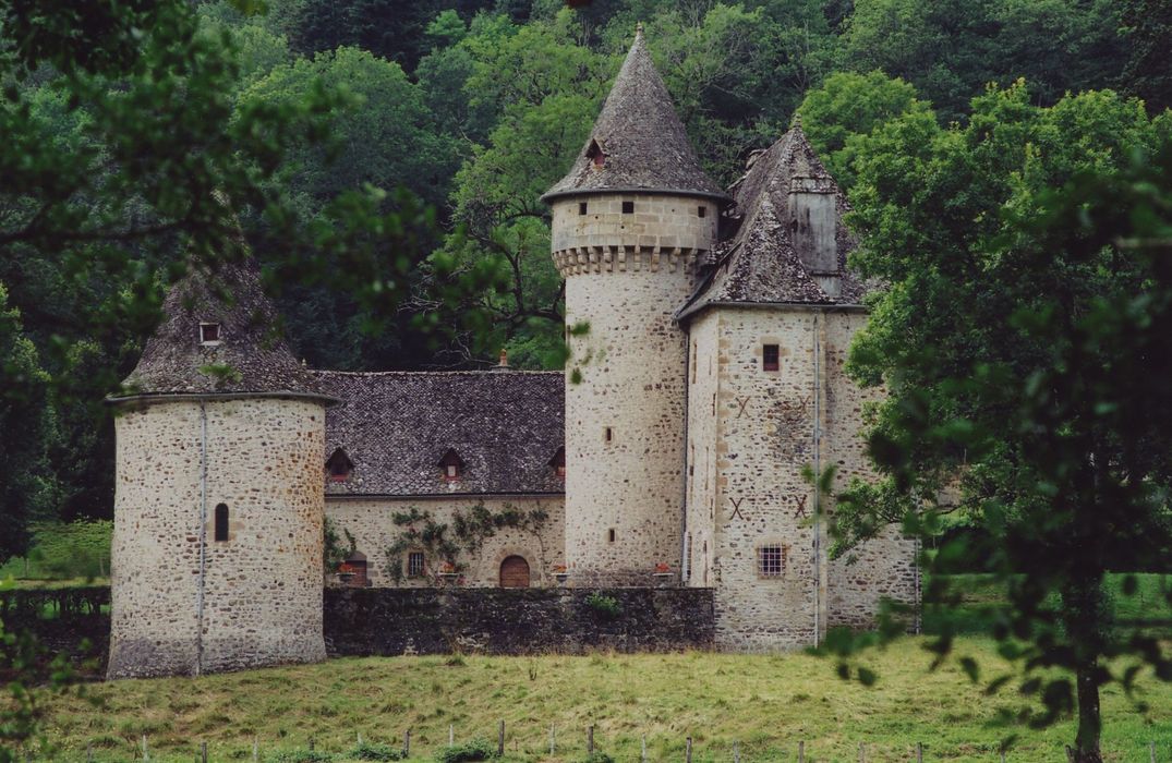 Château de Vals : Ensemble est, vue générale