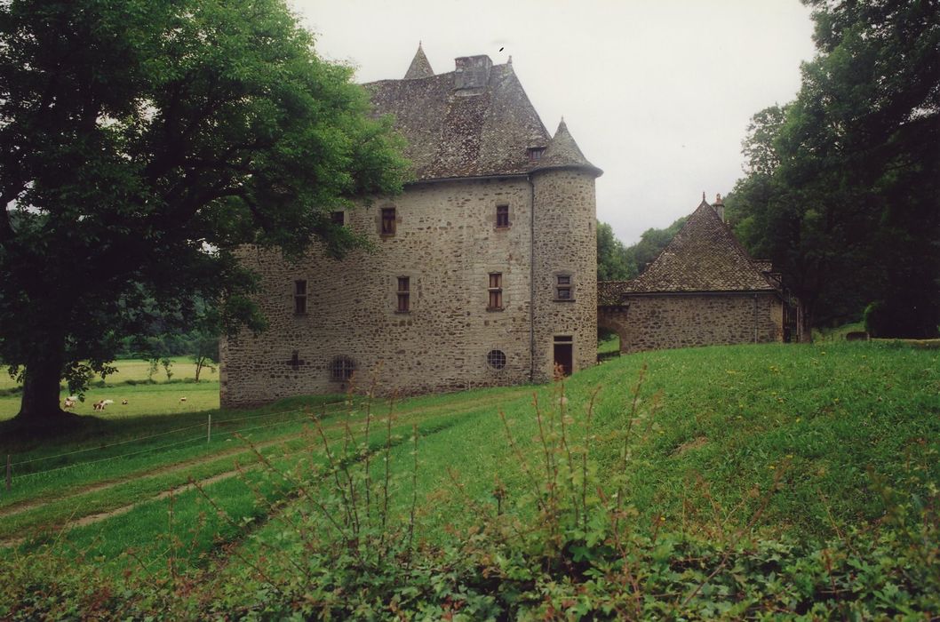 Château de Vals : Façade nord, vue générale