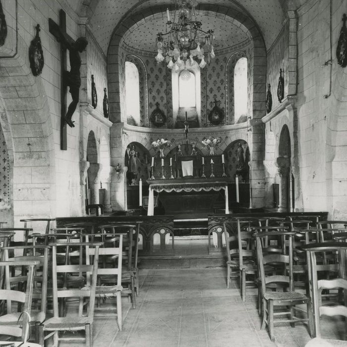 Eglise Saint-Séverin : Nef, vue générale