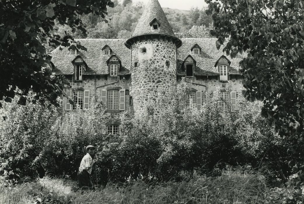 Château de la Laubie : Façade sud, vue partielle