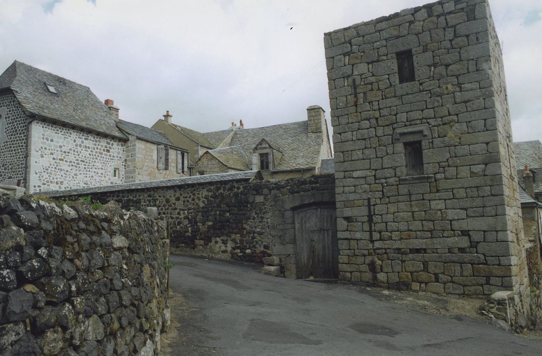 Maison Podevigne de Grandval : Tour des remparts, élévation sud, vue générale