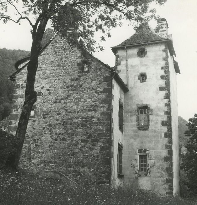 Château de la Borie : Logis, façade ouest, vue générale