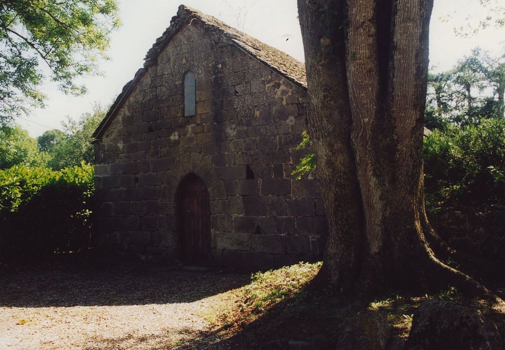 Commanderie de l'Hôpital-Chaufranche : Chapelle, façade ouest, vue générale