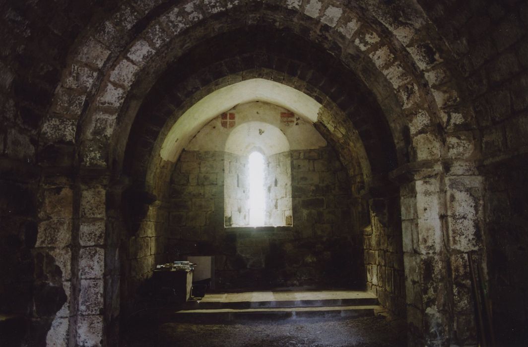 Commanderie de l'Hôpital-Chaufranche : Chapelle, choeur, vue générale