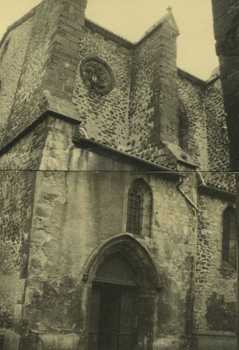 Ancienne église Saint-Vincent : Façade latérale sud, vue partielle