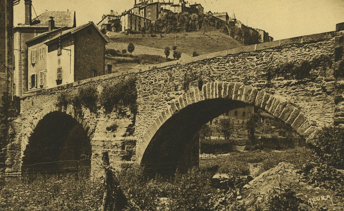 Pont Vieux sur l'Ander, vue générale