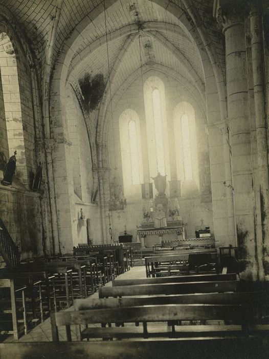 Eglise Saint-Martin : Nef, vue générale