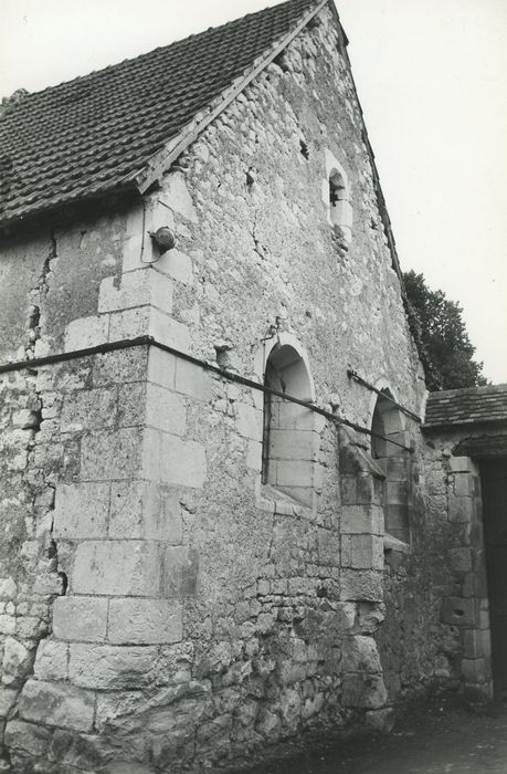 Manoir de la Foulquetière : Pignon est d ela chapelle, vue générale