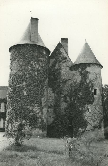 Château de Céré : Pignon est, vue générale