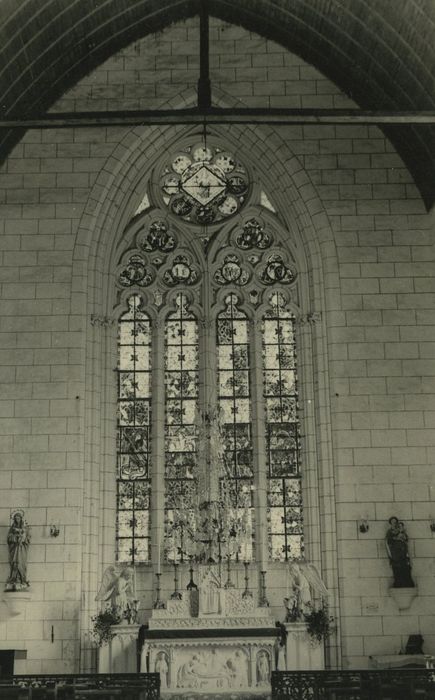 verrières : Saint Michel et le dragon, la Crucifixion,, la Flagellation, Vierge à l’Enfant