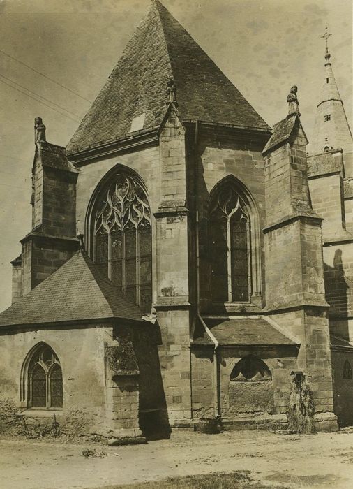 Eglise Saint-Laurian : Chevet, vue générale