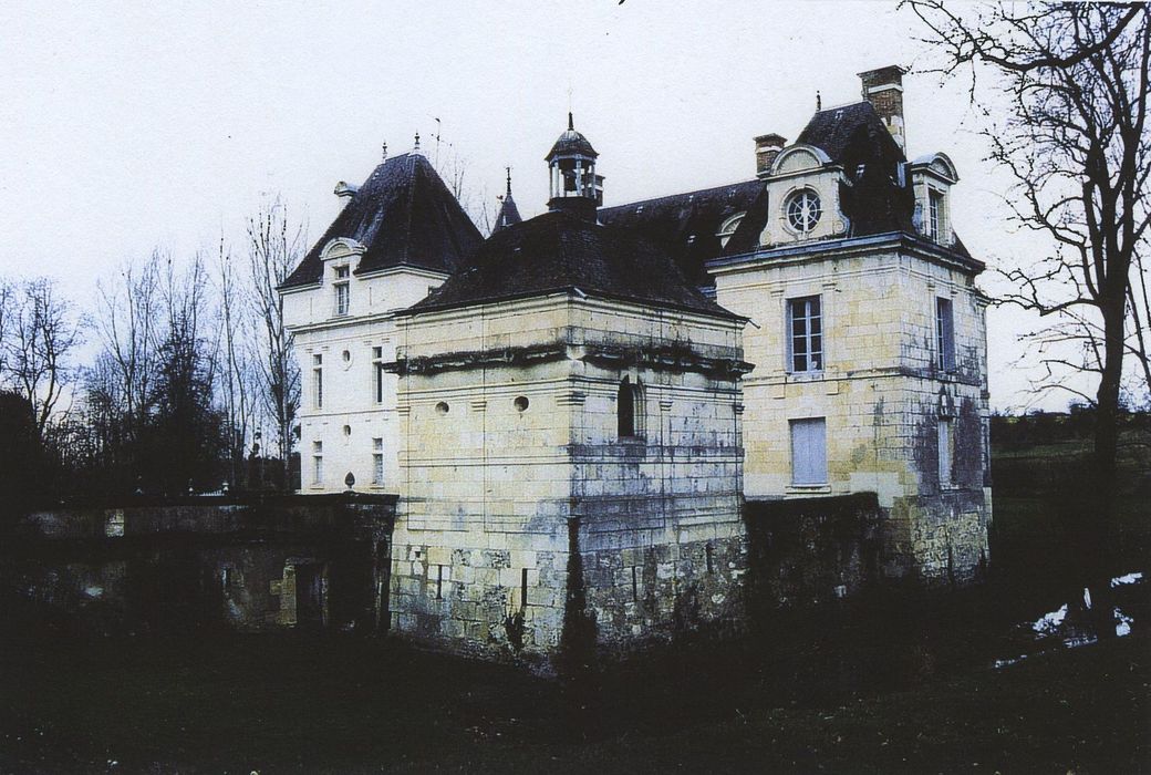 Château de la Tour du Breuil : Ensemble nord-est, vue générale