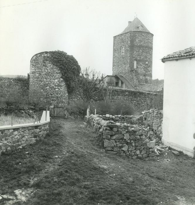 Château fort : Vue générale du site depuis l’Ouest