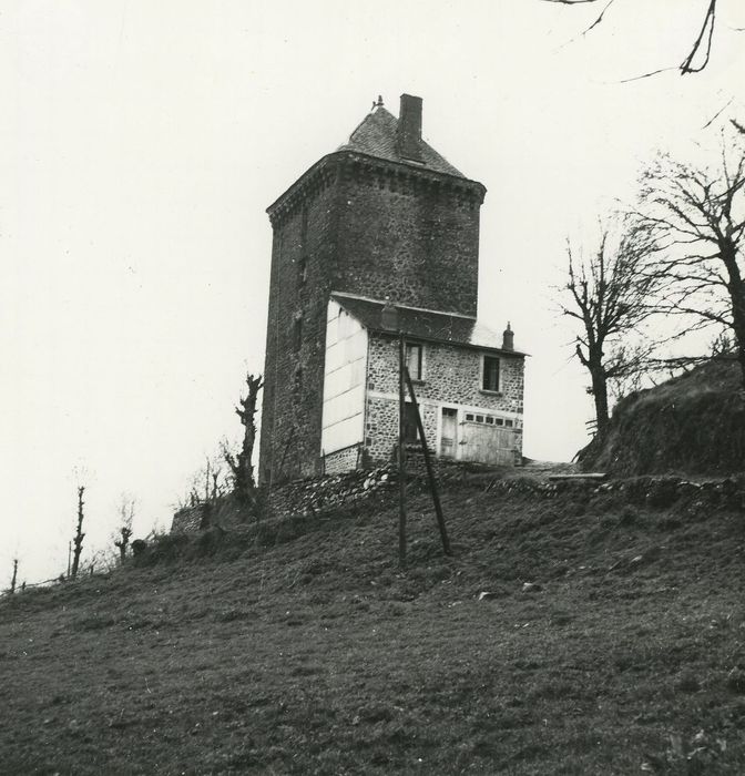 Château fort de Leybros : Vue générale du château depuis le sud-ouest