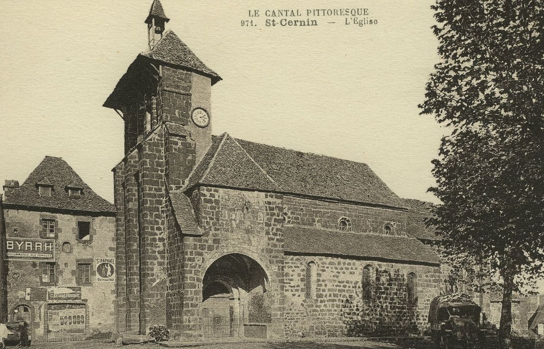 Eglise Saint-Cernin : Ensemble sud, vue générale