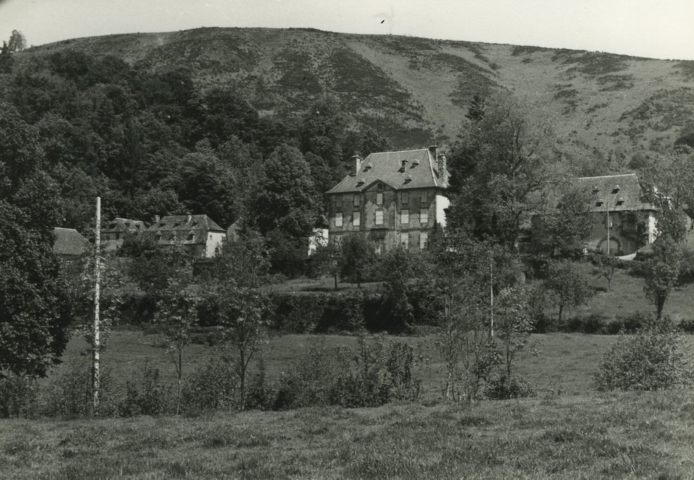 Château de Faussanges : Vue générale du château dans son environnement de le Sud-Est