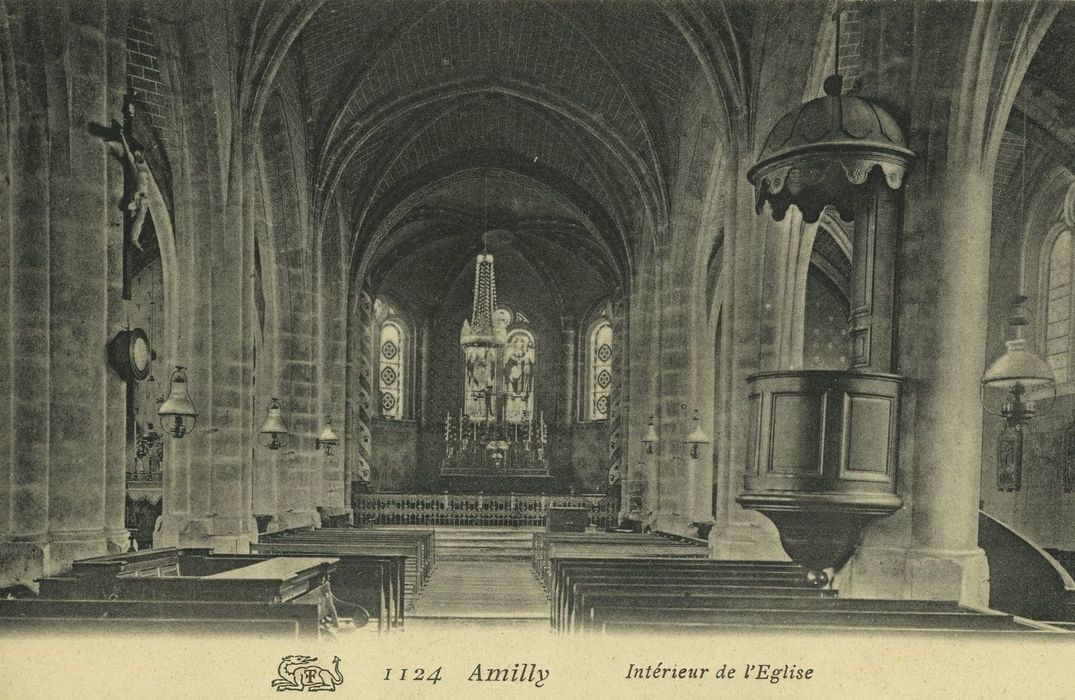 Eglise Saint-Martin : Nef, vue générale