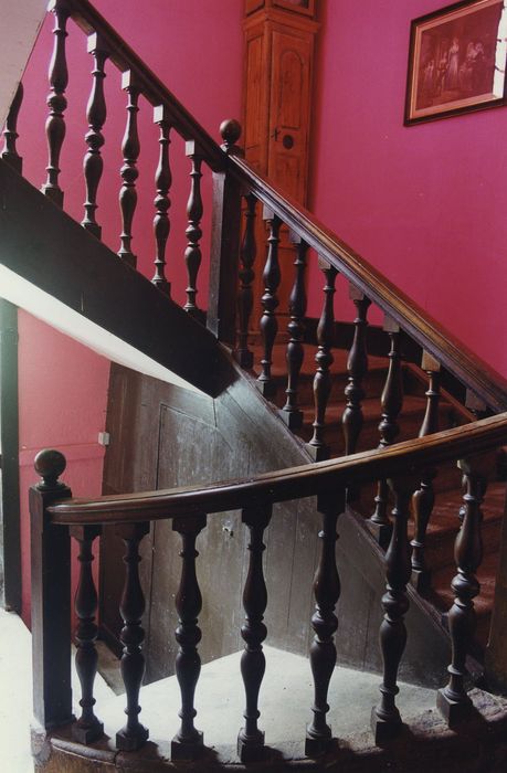 Château du Cambon : Escalier, vue partielle