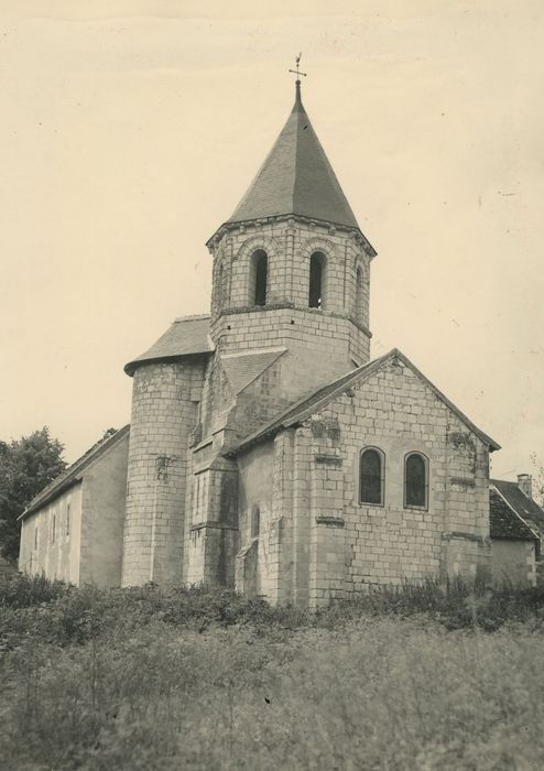 Eglise Saint-Vincent : Chevet, vue générale