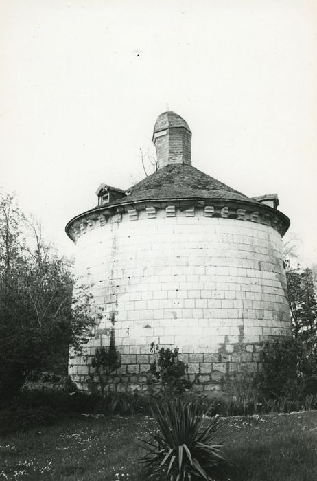 Château de Baschet (ou Bascher, ou Basché) : Pigeonnier, vue générale