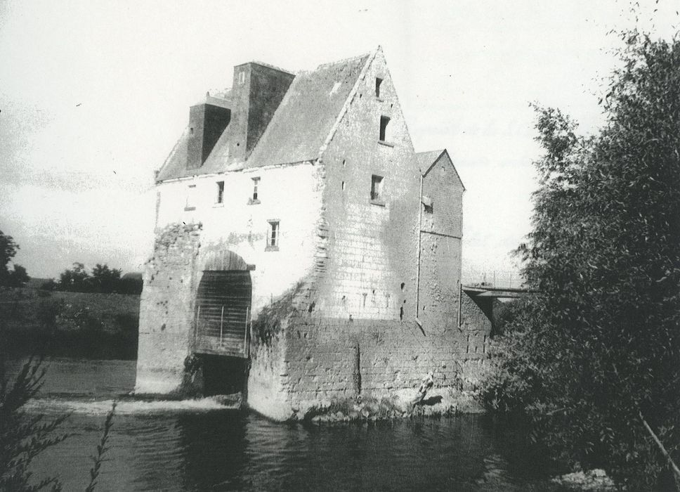 Grand moulin de Ballan : Ensemble sud-ouest, vue générale