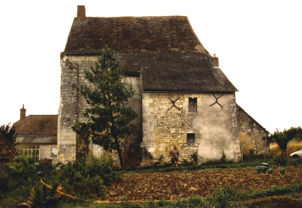 Château de Bossay : Façade ouest, vue gnérale