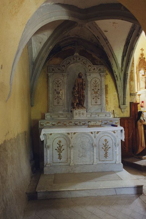 retable latéral nord de saint Joseph