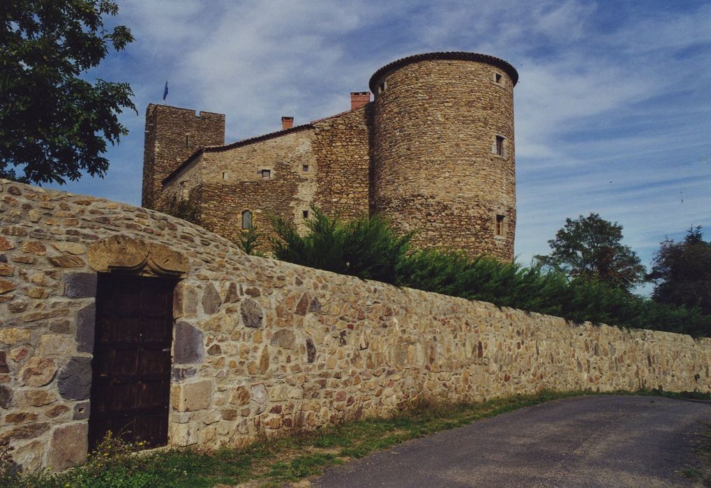 Château de Bosbomparent : Ensemble sud, vue partielle