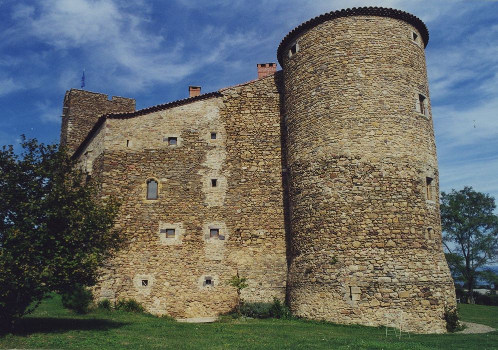 Château de Bosbomparent : Façade sud, vue générale