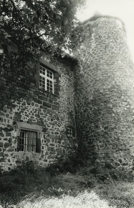 Château : Façade ouest, vue partielle