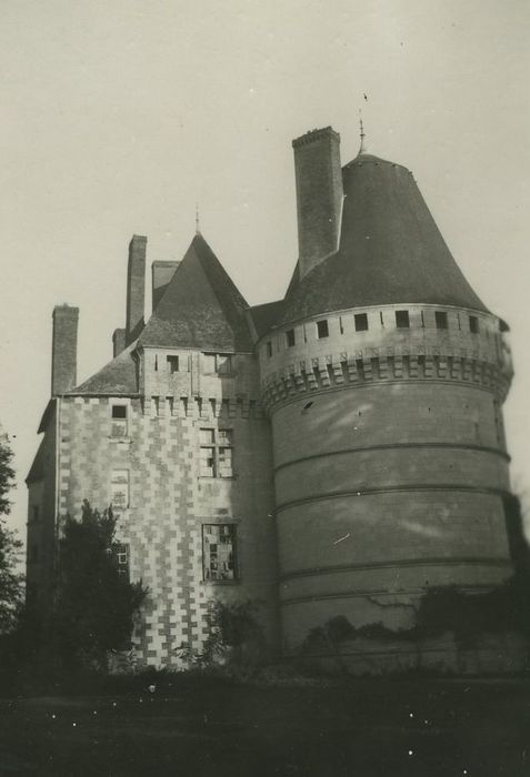 Château de l'Islette : Façade ouest, vue générale